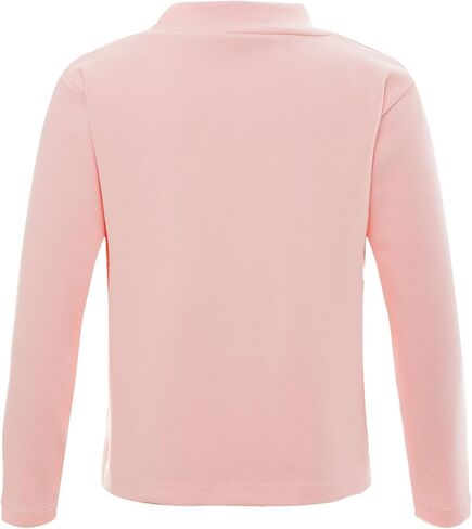 Toddler Boys Girls Casual Long Sleeve Thermal Underwear Top Letter Print Mock Neck T-Shirts Winter Undershirt in Saudi Arabia