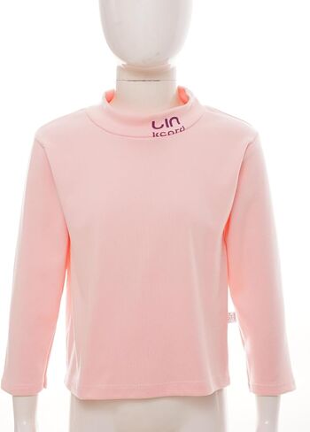 Toddler Boys Girls Casual Long Sleeve Thermal Underwear Top Letter Print Mock Neck T-Shirts Winter Undershirt in Saudi Arabia