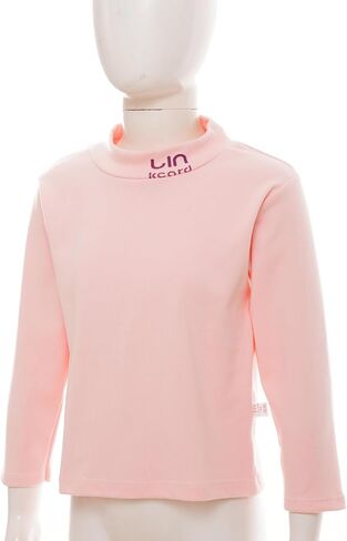 Toddler Boys Girls Casual Long Sleeve Thermal Underwear Top Letter Print Mock Neck T-Shirts Winter Undershirt in Saudi Arabia
