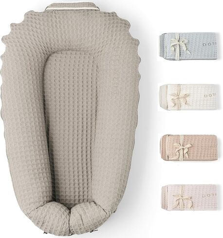 Linen Cover Deluxe+ for Docks • 100% Organic Premium Quality Oeko-TEX Standard • Pure Breathable Replacement Soft Cover with Embroidery • Deluxe Plus • Cover Only • (Natur linen) in Saudi Arabia