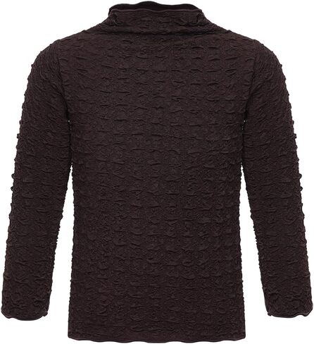 Kids Girl's Long Sleeve T Shirts Textured Mock Neck Undershirts Basic Solid Color Thermal Underwear Tops in Kuwait