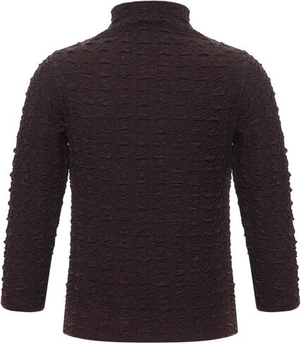 Kids Girl's Long Sleeve T Shirts Textured Mock Neck Undershirts Basic Solid Color Thermal Underwear Tops in Kuwait