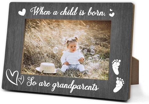 إطارات صور الأجداد ، عندما يولد طفل ، هدايا إطار صور للأجداد لعيد الميلاد ، إطارات الحفيد الأولى للجد الأول ، هدايا إعلان الحمل الجديدة -12 in Kuwait