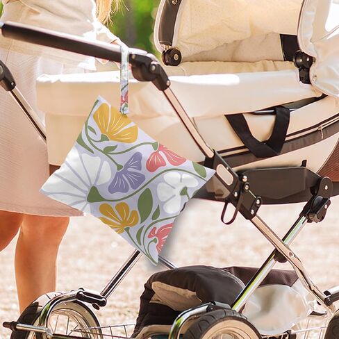 Wet Dry Wet Bag for Swimsuit Towel Baby Travel Cloth Diapers Beach Gym Toiletries Makeup Storage Bag Summer Vacation Essential Holiday Summer Vibes Boho Flower in Saudi Arabia