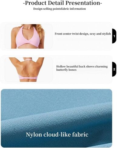 Two Pieces Women's Solid Backless Tracksuit Set, fitness wear, high waist cycling shorts, tights and sports bra in Saudi Arabia