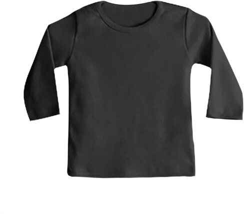 Baby Newborn Infant Girls Boys Spring Autumn Solid Long Sleeve T Shirt Undershirt Sleepwear Tops Clothes Boy Toddler Top in Saudi Arabia