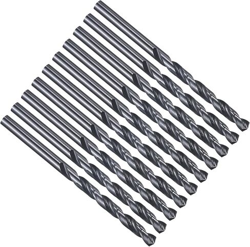 PATIKIL 27/64" Drill Bit, Jobber Straight Shank M35 Cobalt 5% High-Speed Steel 135° Nitriding Black for Stainless Steel Hard Metal - 5 Pack in Saudi Arabia