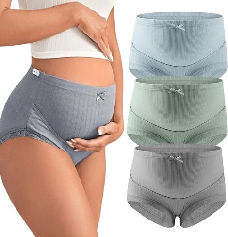 ملابس الهالة الأمومة الداخلية ، Aura Pure Comfort Cotton سراويل داخلية ، حمل داخلي للحمل الداخلي للسيدات. in Saudi Arabia