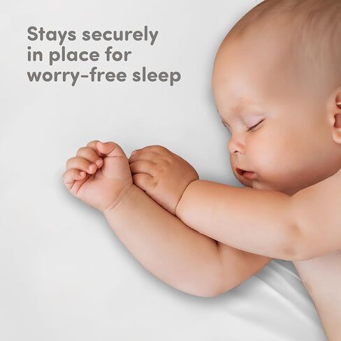 Sweety Fox 2 -Pack Crib Sheets - ملاءات ناعمة للأولاد والبنات ، صفائح أسرة صغيرة ، صفائح سرير صغيرة (أبيض) in Kuwait