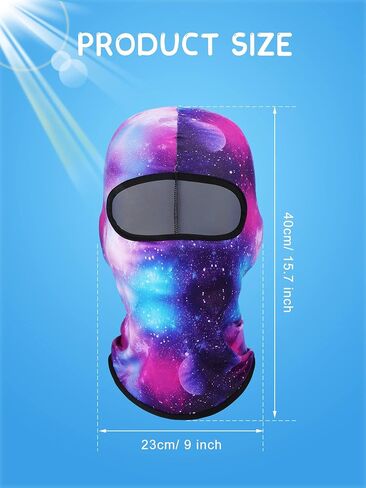 8 Pieces Sun Protection Balaclava Windproof Balaclava UV Protection Full Face Covering for Outdoor Sports (Retro Colors) in Saudi Arabia