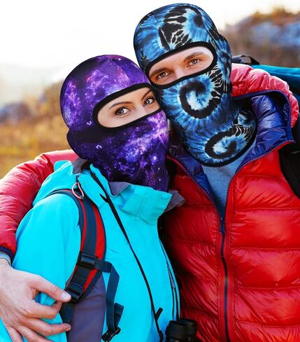 8 Pieces Sun Protection Balaclava Windproof Balaclava UV Protection Full Face Covering for Outdoor Sports (Retro Colors) in Saudi Arabia