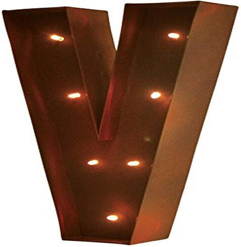 ريفي خمر 11 بوصة LED LED LED LETTERS - الحرف الخامس in Kuwait