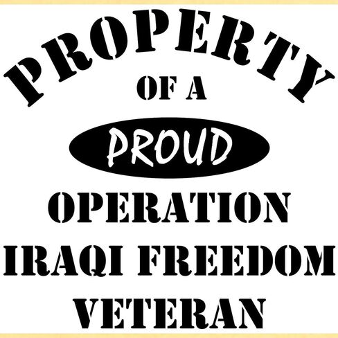 CafePress Property of Proud OIF Veteran Toddler T Shi Cute Toddler Graphic Tee, 100% Cotton in Kuwait