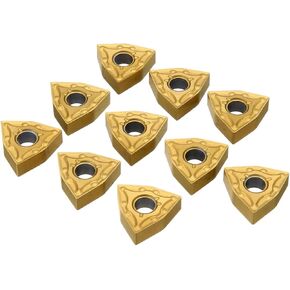 10Pcs/Set Carbide Inserts Blades for Lathe Turning Tool Turning Holder Lathe