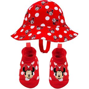 Disney Minnie Mouse Red Sunny Fun Swim Hat and Booties Set - 0-12 Months