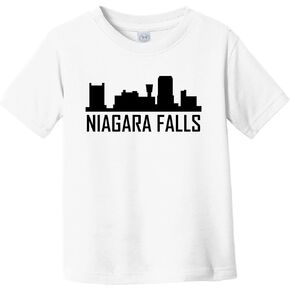 Niagara Falls New York Skyline Silhouette Infant Toddler T-Shirt