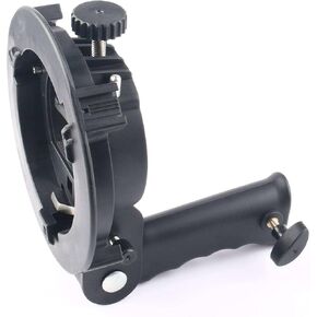 REFLEX CAMERA Universal Bowens Mount S-Type Bracket Holder for Speedlite Flash and Umbrella Softbox – Compatible with Most DSLR Cameras