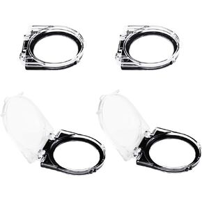 INCREWAY Elevator Power Button Cover, 4PCS Button Switch Cover Dustproof Safety Push Button Cap Cover Protector Child Proof for Washing Machine Elevator Button