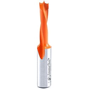Amana Tool - 301006 Carbide Tipped Brad Pt. Boring Bit L/H 6mm Dia x 57mm Long x 10mm Sh