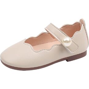 Little Girls Mary Jane Dress Shoes Slip On Ballerina Flat for Wedding, Party Girls Summer Shoes Toddler Baby Girl Shoes