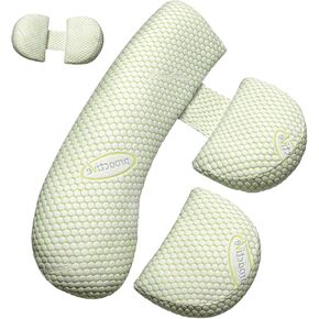 Comfort Maternity Pillow with Removable and Adjustable Pillowcase for Pregnancy Relief