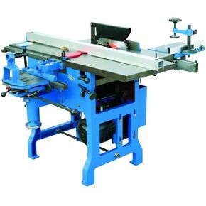 220V Power Vertical Planers Woodworking Multi-purpose Machine Tool Saw Planer Drill Thicknesser Sharpener Multi-functional Combined Machine(392A)
