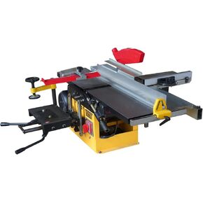 220V Export Style Push Table Multifunctional Woodworking Machine Tool Electric Planer Press Planer Bore Table Saw(1.5KW 292A)