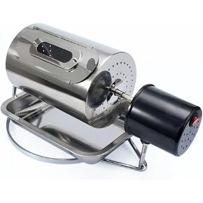 Coffee Beans Roaster Stainless Steel Cafe Bean Roasting Machine Baking Fry Peanut Grain Nuts Dryer For Beginnners DIY Use(With holes)