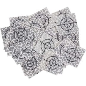 100pcs Reflector Sheet 30 x 30 mm (30x30) Reflective tape target for total station, Silver Retro Reflective Target
