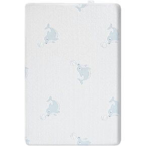 Pack and Play Mattress, Dual-Sided 38x26" Memory Foam Crib Mattress Pad for Infant & Toddler, Playpen Mattresses Topper with Washable Cover, Fits Most Pack N Play