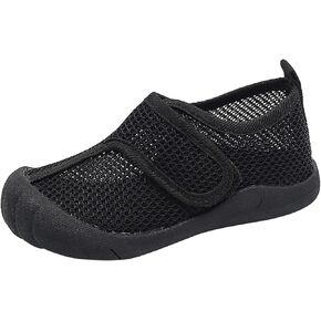 Summer New Hollowed Breathable Mesh Shoes Boys Baotou Anti Kick Sandals Girls Solid Color Beach Shoes Girls Wedges
