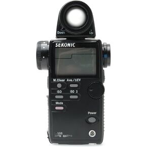 SEKONIC L-508 ZOOM MASTER EXTERNAL LIGHT METER