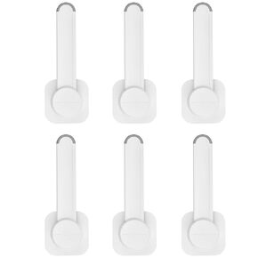 Toilet Locks Baby Proof - Plastic Toilet Seat Lock Child Safety - Adhesive Baby Proof Toilet Seat Lock with Arm 360 Degrees - Easy Installation Baby Toilet Lock, Suitable for Toddlers, 3 Pcs