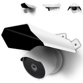 Universal Security Camera Sun Rain Cover Shield, Waterproof Protective Roof for Surveillance Camera, Outdoor Camera Shade Covers for Dome, Bullet Cameras(3 Pack)