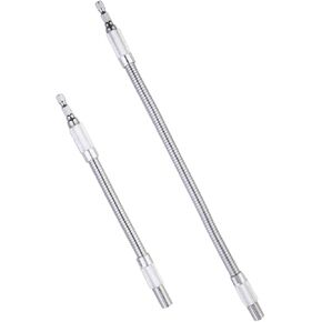 Cabilock 2pcs Flexible Drill Bit Adapter Extension for Electric Drill Connecting Rod High Hardness for Tight Spaces and Angled Access