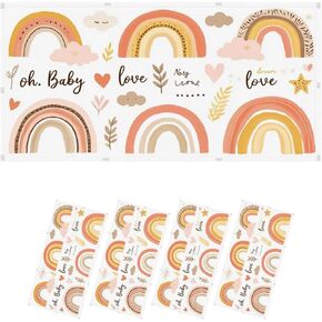 Fluorescent Light Covers for Ceiling Lights Baby Set Kids Pastel Shapes Drawn Cute Easy to Install Magnetic Light Filter for Classroom Office Hospitals School Home