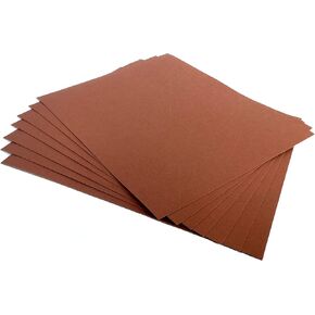 25 Pack STARCKE 9'' x 11'' 40 grit Premium General Purpose Aluminum Oxide Sandpaper Sheets for Wood, Metal, Automotive and Paint