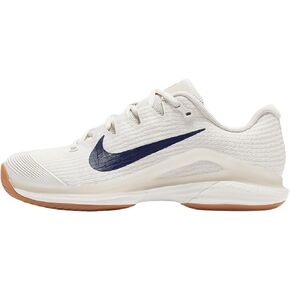 Nike Vapor 12 Women's Hard Court Tennis Shoes (FV5554-101 ، Summit White/Phantom/Gum Mediance Brown/Binary Blue)