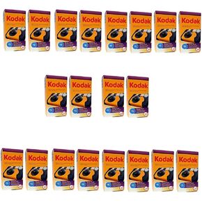20 Pack - Kodak HD Power Flash One-Time Use 35mm Disposable Camera 27exp