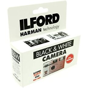 Ilford XP2 Super Single Use Camera with Flash (27 Exposures) Black and White Film 3-Pack