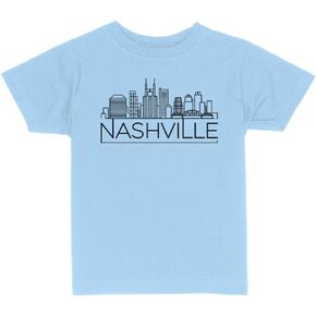 Skyline Nashville Tennessee Toddler Kids T-Shirt