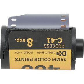 Camera Color Negative Film Camera Color Film ISO 320-400 35MM Fine Grit Wide Exposure Latitude HD Camera Color Negative Film 135 Cameras (8 Sheets)