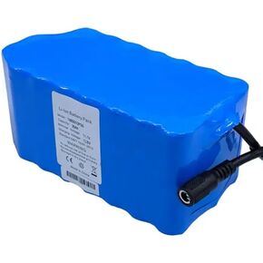 26Ah 11.1v 26000mAh 12.6v 3S10P Battery with DC Plug for Beamzlighting LED Light