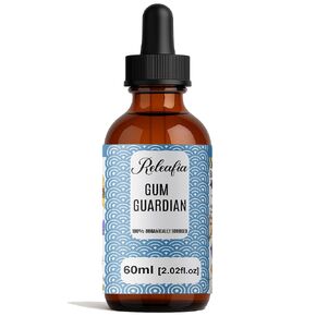 Gum Guardian ™ Premium Beining Relief - الراحة السريعة المفعمة للأطفال 4+ أشهر - صيغة القرنفل العضوية - تهدئة اللثة ، وتقلل من التدوير والضيق - صيغة آمنة موثوق بها (2.02 أوقية)