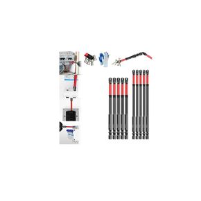 FPH2 Impact Screwdriver Bit Set for Electricians, S2 Steel 65mm & 110mm, 1/4 Inch Hex Shank Magnetic Cross Slot Screw Driver Drill Bits Used on Circuit Breakers (65mm*5pcs)