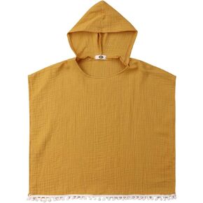 Toddler Kids Baby Girl Boy Boho Summer Clothes Tassel Hooded Dress Cape Beach Cover Up Tops Cloak Poncho Outfits