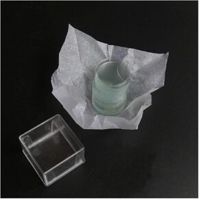 Microscope Accessories Kit 100 pcs Large Glass Microscope Transparent Circular Coverslip Microscope Slides (Magnification : Dia. 18mm)