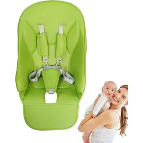 High Chair Cushion Compatibles with Pegs Perego | Soft Artificial Leather High Chair Cover,Foldable Highchair Insert Cushion,PU Leather Children's Dining Soft Padding for Kid Children