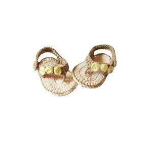 Crochet Flip Flops, Baby Flip Flops (9-12 months)