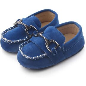 Baby Girls Boys Oxford Shoes PU Leather Loafers Dress Shoes Anti-Slip Toddler Infant Walking Shoes